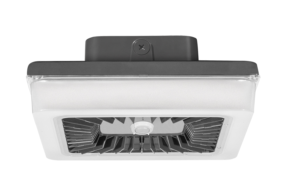 LED Garage Fixture from RAB Lighting Includes Multilevel Lighting Controls and DLC Certification